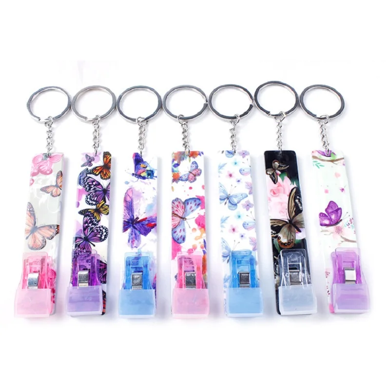 

DIY Card Grabber Wholesale Acrylic Material Card Puller Custom Your Own Credit Card Grabber Keychain For Long Nails