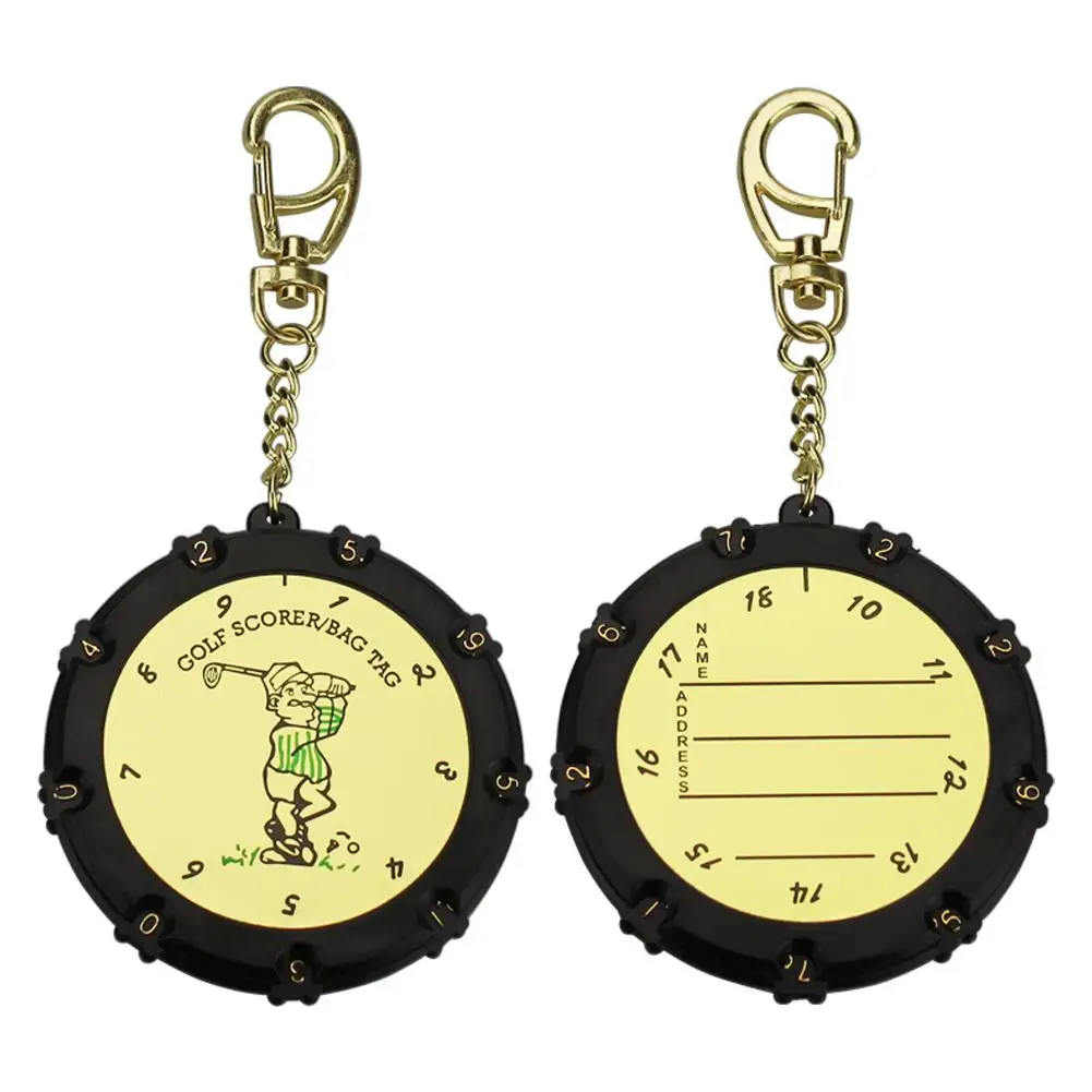 

[ Ready Stock ] Portable 18 Hole Golf Counter Classical Round Putt Golf Set With Key Ring Great For Golf Score Recording