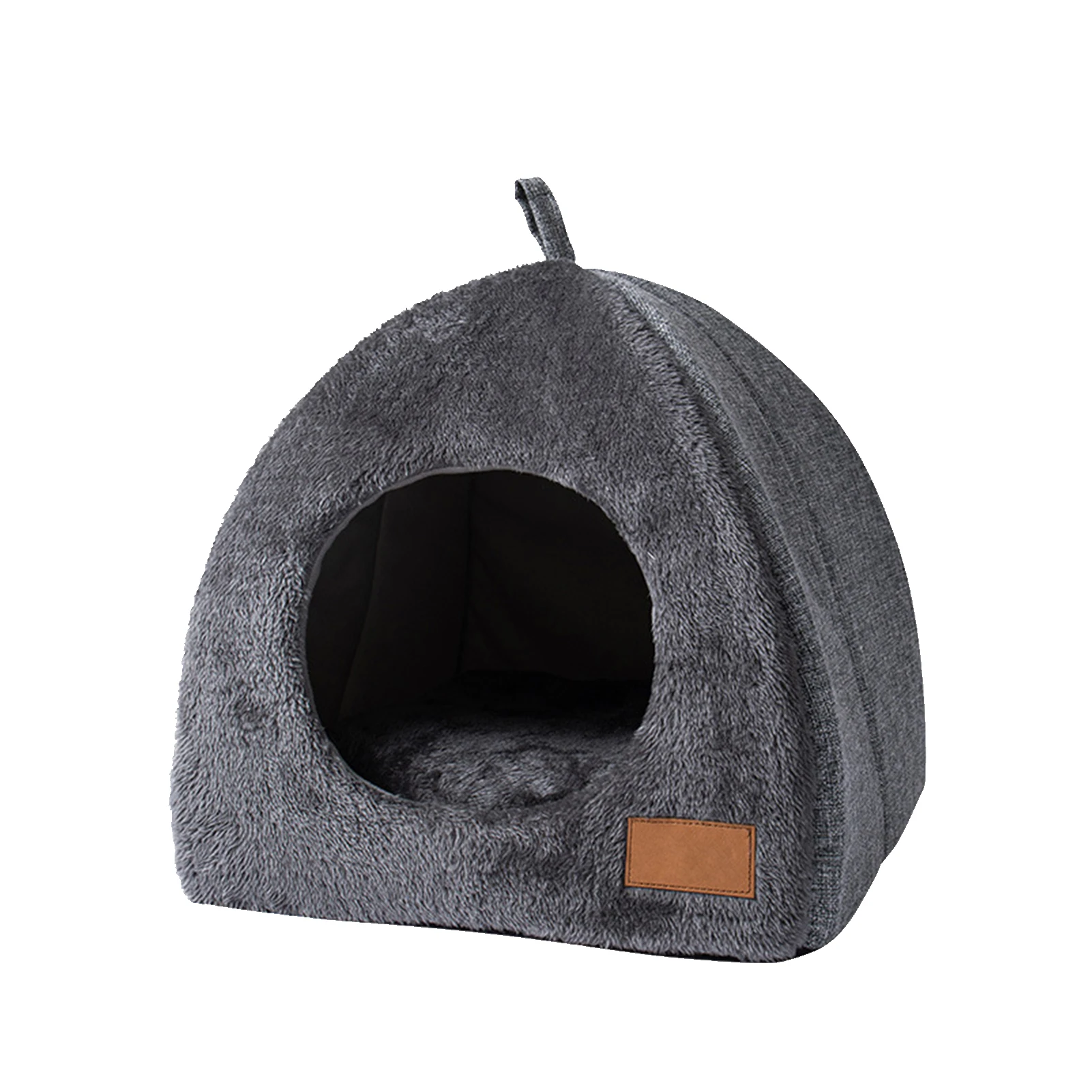 

Pets Triangle Cat House Nest Cat Bed Puppy Cat Burrow For Cat Bag Cat Bed Nest Sleeping Cuddler Warm Bed Cave Igloo Cat