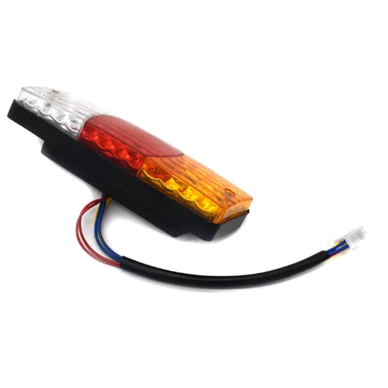 1 шт. 3 цвета 12 В светодиодный водонепроницаемый задний фонарь обратный тормоз