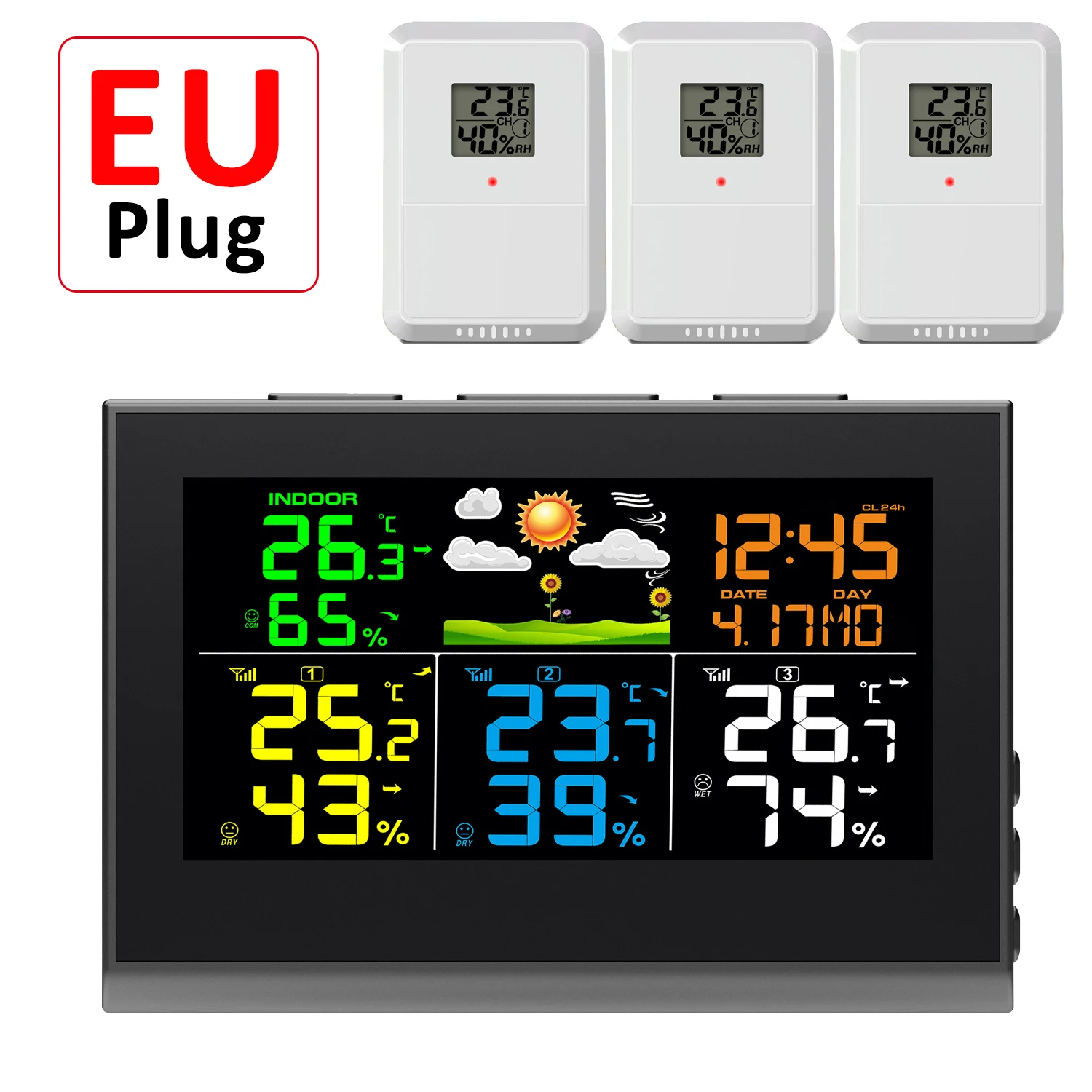 

Цифровая метеостанция с прогнозом погоды