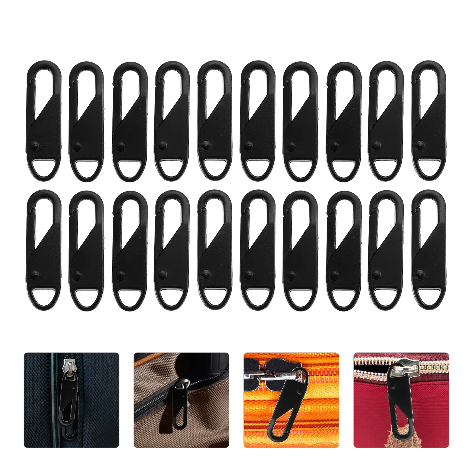 

Zipper Replacement Repair Metal Puller Tags Luggage Zip Purses Supplies Heads Garment Head Coat Universal Broken Tag Handle Tabs