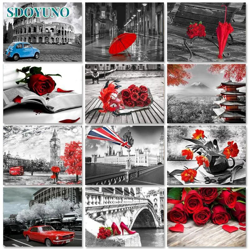 

Набор для рисования по номерам SDOYUNO, 40x50 см