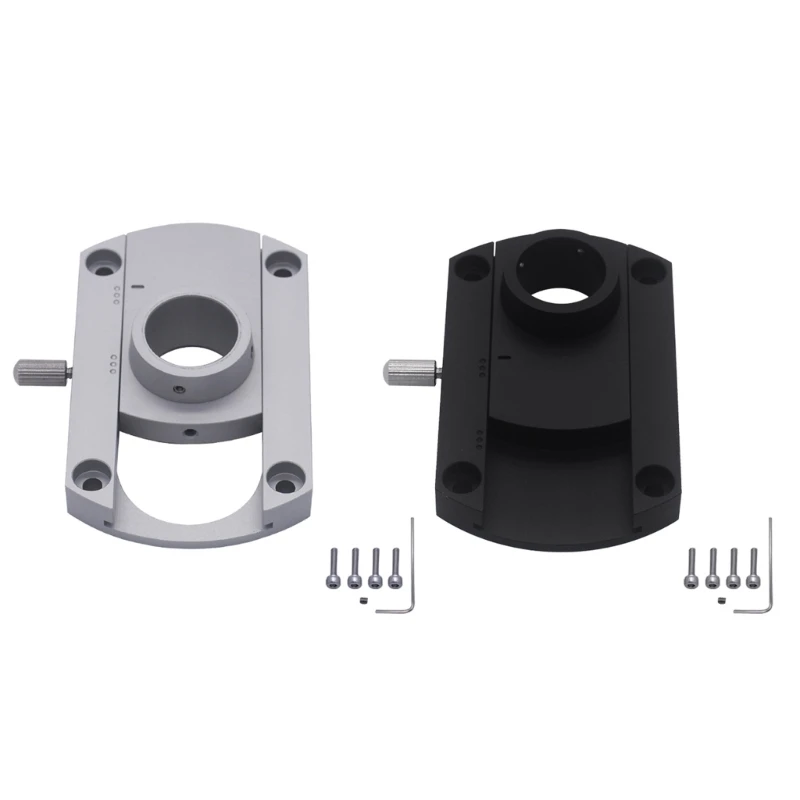 Au-dio Speaker Adapter Plate 20mm Inner Hole Aluminum Alloy Conversion Arm for Vinyl Record Player Old Record Gramophone