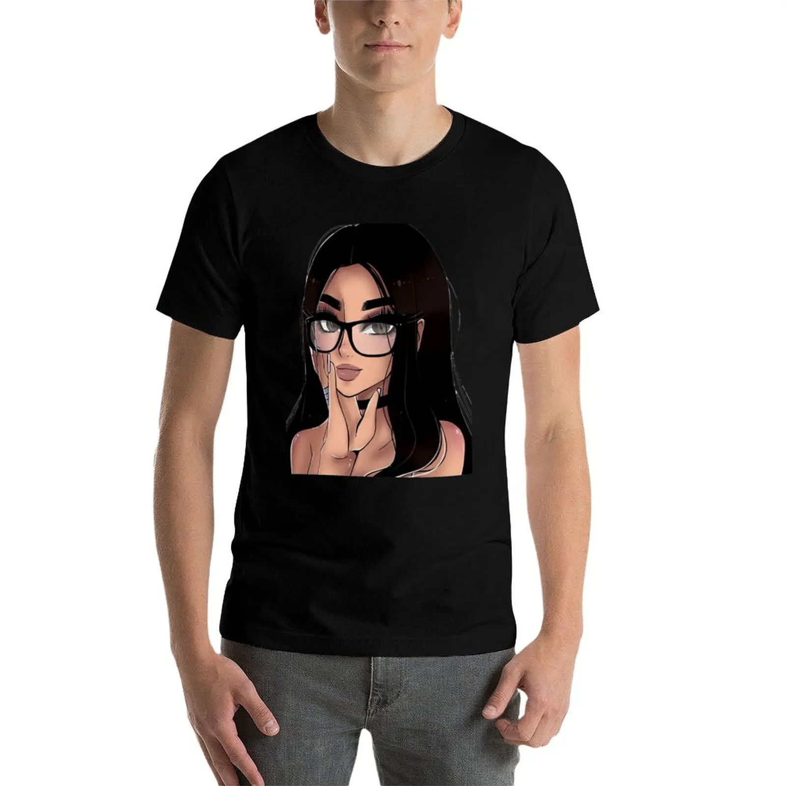Фото Футболка sssniperwolf, мужская футболка из хлопка, хлопковые футболки, футболка высокого качества, персонализированная футболка №4