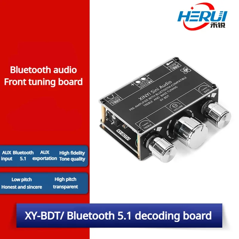 Плата декодирования XY-BDT Bluetooth 5.1 двухканальная стереосистема предварительный