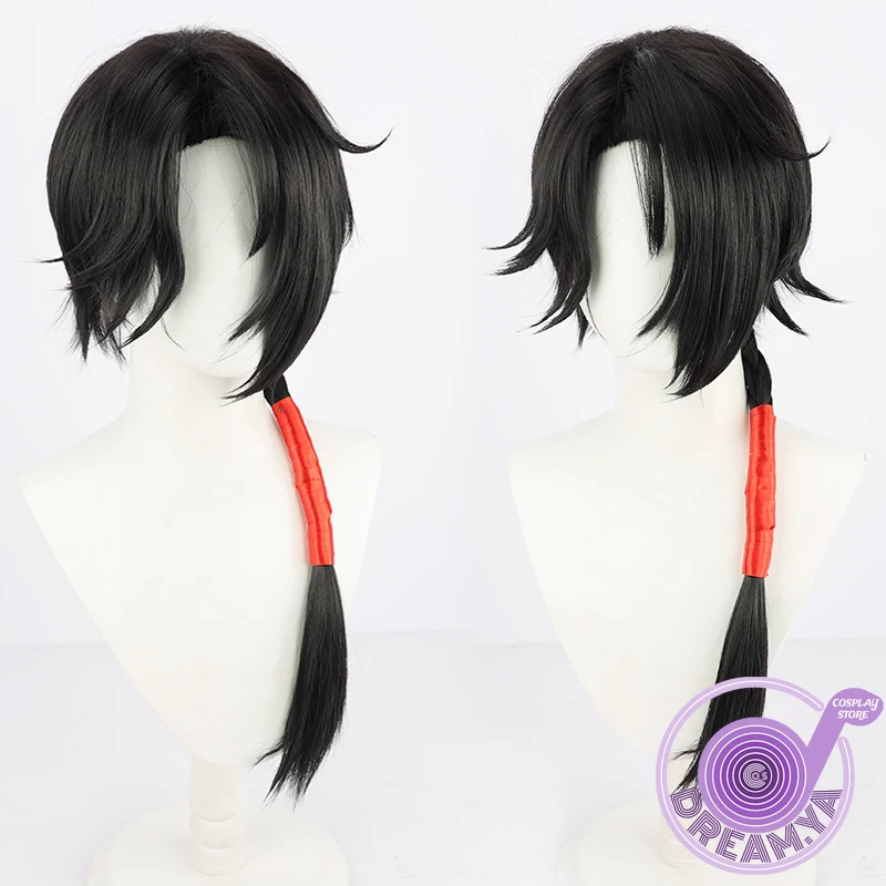 

Kuromujo Cosplay Wig Onmyoji Black Long 70cm Heat Resistant Synthetic Hair Party Halloween Role Play Carnival + Free Wig Cap