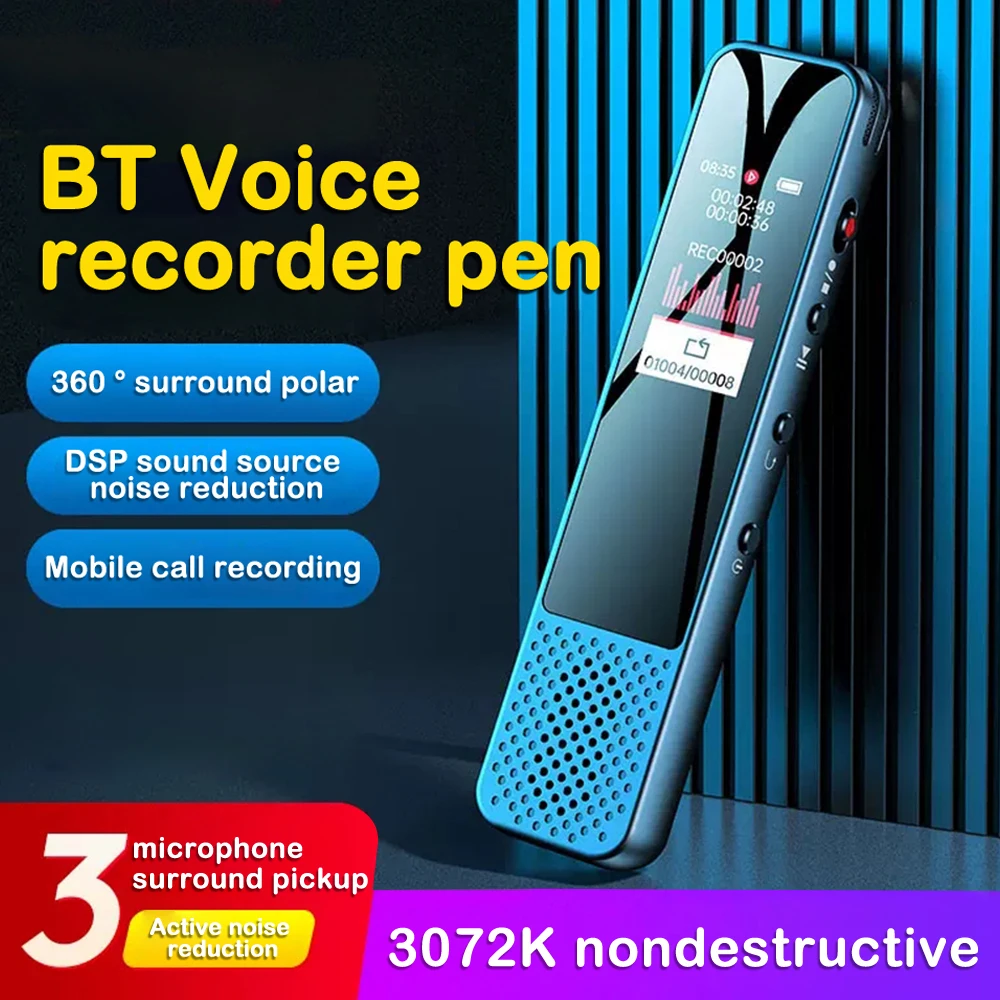 Usb Pen 16g 32g Dictaphone With Mic Voice Activation Intelligent Noise Reduction Recording