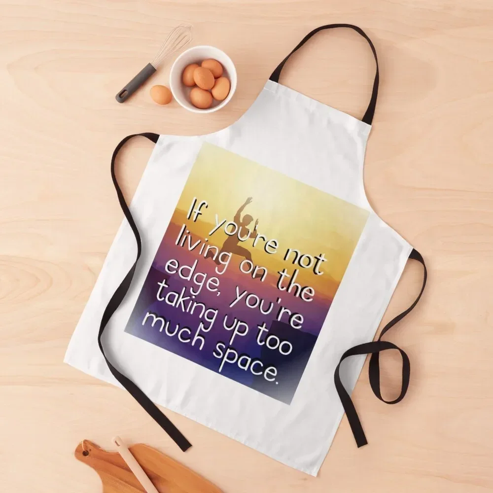 Если вы не живет на краю должны слишком много Космическая цитата Мотивировать