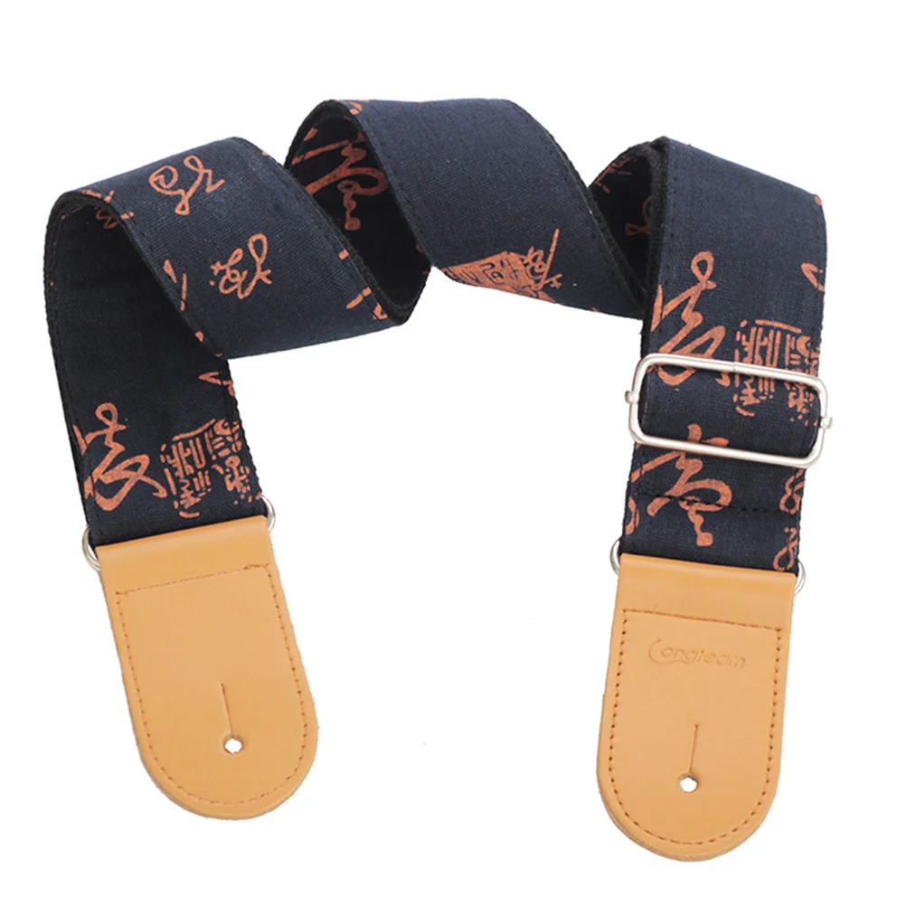 

Durable Guitar Strap with Double Heads Chinese Style Guitar Strap