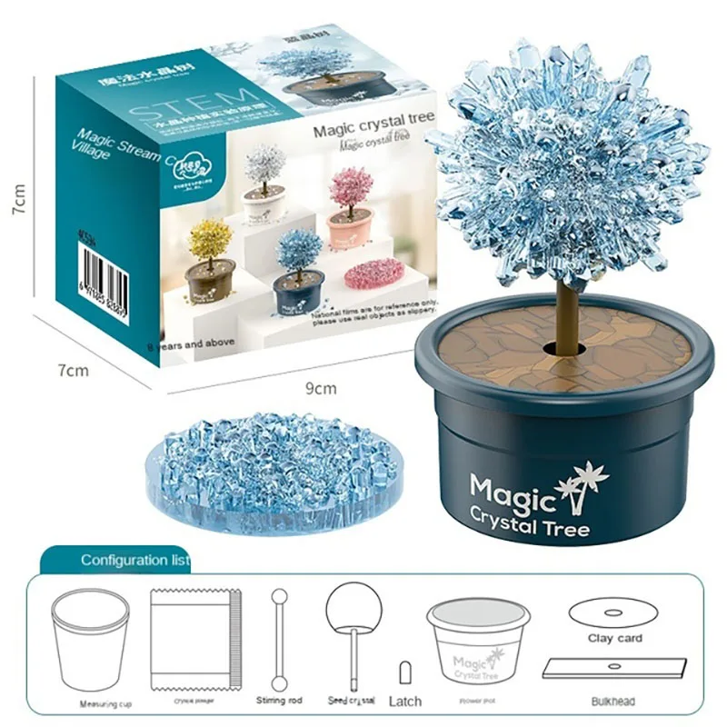 

Manually Planting Crystal Magic Tree DIY Scientific Small Experiment Principle Enlightenment Toy Children Gift Decorations