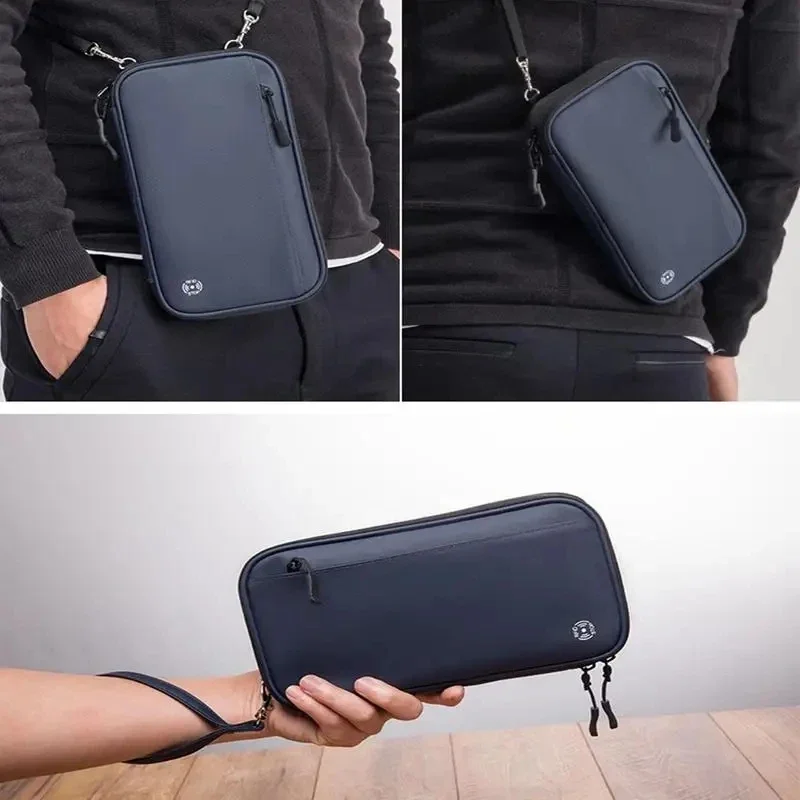 Бумажник для паспорта портативный складной дорожный органайзер документов с Zippe