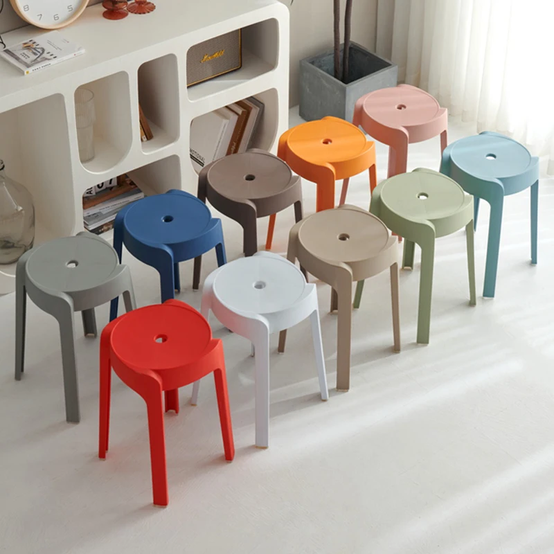 

Plastic Funky Dining Chairs Accent Kitchen Vintage Floors Dining Chairs Minimalist Relax Muebles De Cocina Modern Furnitures