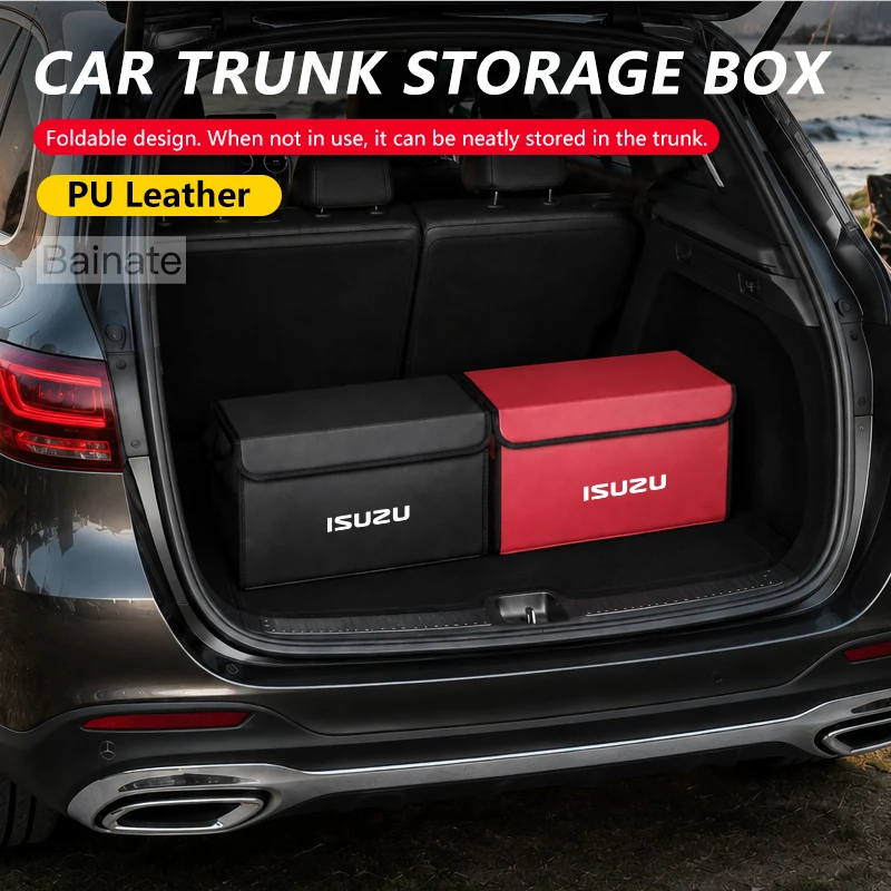 Фото Кожаный органайзер для багажника автомобиля, для ISUZU D-MAX I II III ASCENDER ELF Van KB Pickup 2013-2025, аксессуары №4
