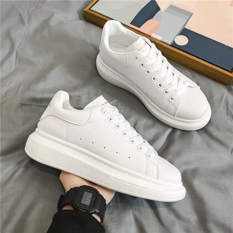 New Big Size Men  Women Platform Sneakers Plus Size Spring Casual Vulcanized Shoes Ladies Thick Bottom Skate Shoes Woman