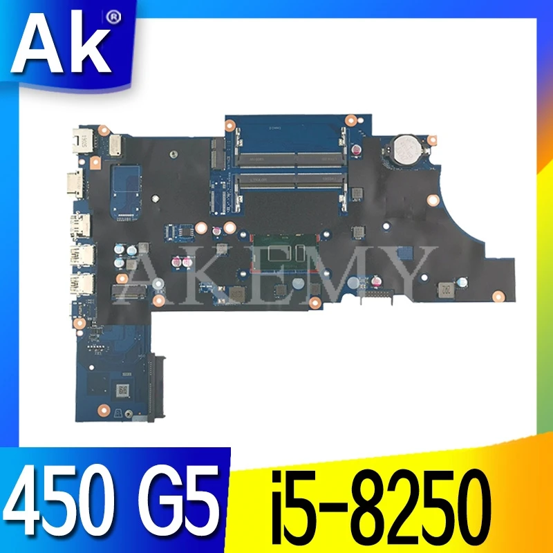 

MB для HP ProBook 450 G5 материнская плата для ноутбука с SR3LA i5-8250u DA0X8CMB6E0 DDR4 MB 100% протестирована Быстрая доставка