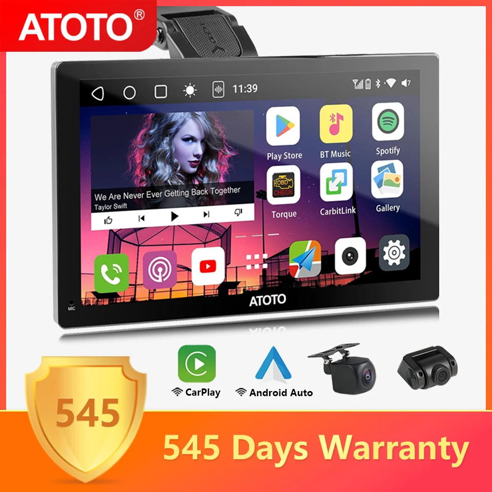 ATOTO P9 4G Android Автомобильная Стереосистема 7-дюймовый QLED ChatGPT GPS Отслеживание Bluetooth