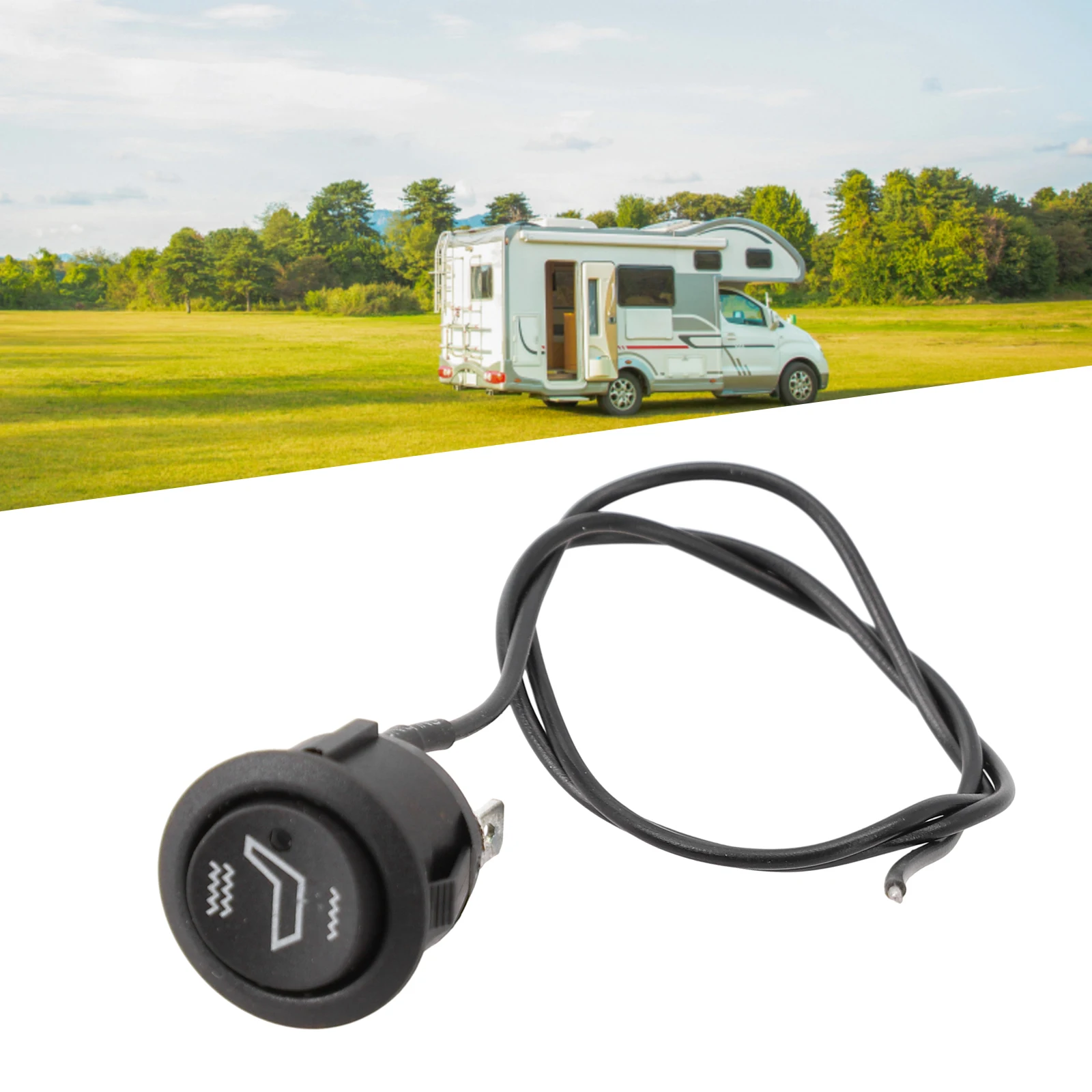 Надежный переключатель обогрева автомобильного сиденья 3-контактный круглый