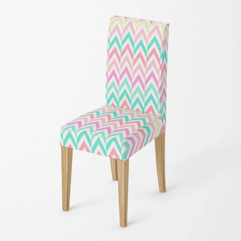 Домашние чехлы на стулья кухонные регулируемые столовые эластичные тканевые