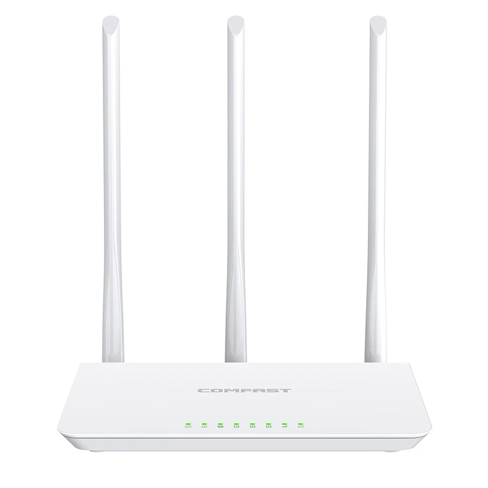 

Беспроводной Wi-Fi роутер COMFAST CF-WR613N с 3 антеннами с высоким коэффициентом усиления, 300 Мбит/с, 4 порта, RJ45, 802.11N, легкая настройка для дома, белый