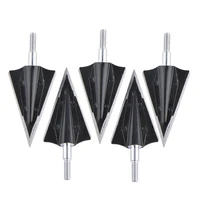 6pcs 125 grains archery hunting arrowheads arrow points target fixed 2 blades broadheads bow and arrow shooting accessories