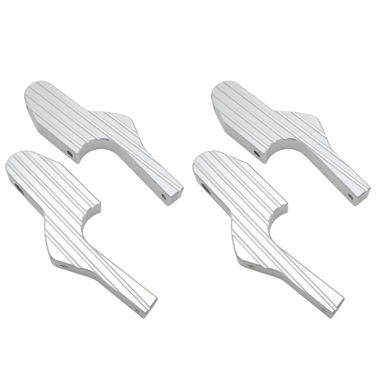 

4X Scooter Foot Rests Passenger Foot Pegs Extensions Extended Footpegs For Vespa GT GTS GTV 60 125 150 200 250 300 300Ie