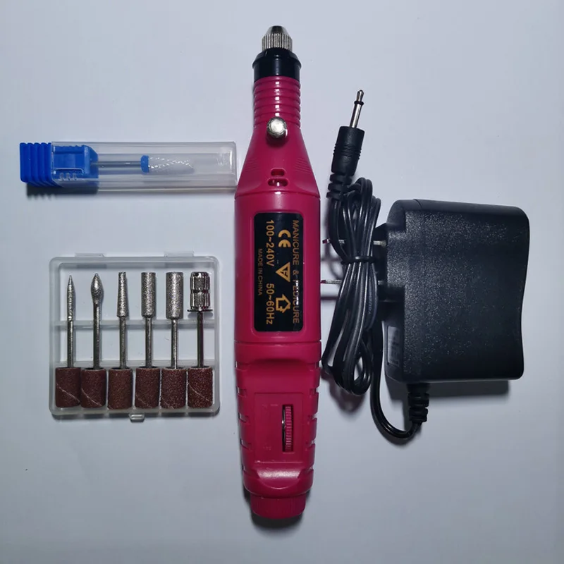 Набор для маникюра и педикюра с 6 сверлами электрическая дрель набор удаления