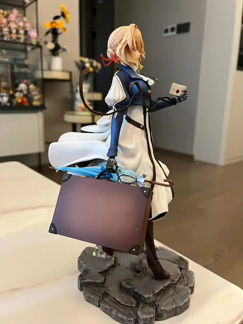 Новый 25 см фиолетовый Evergarden ручной работы вечный сад Gk Tide Play аниме статуя девушки