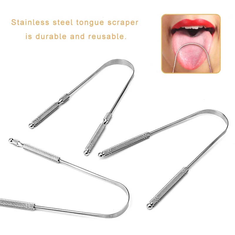 

1 шт., скребок для языка из нержавеющей стали