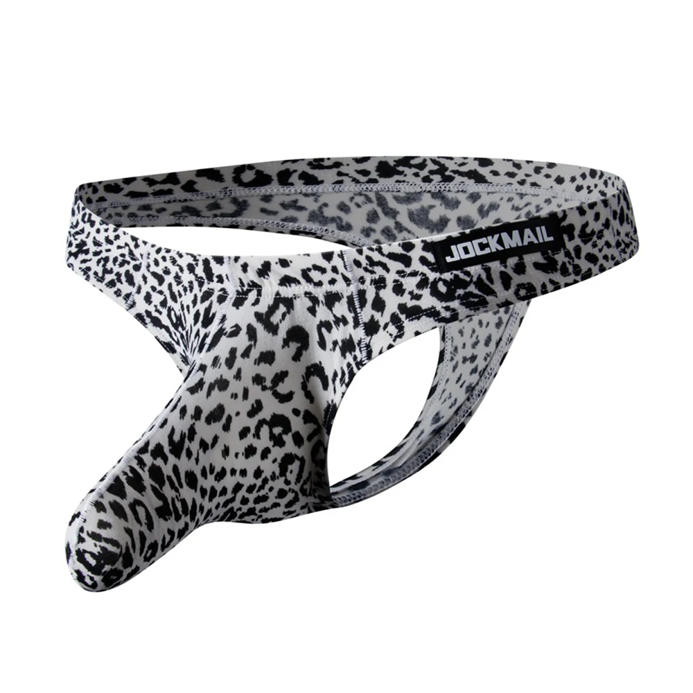 Men's Panties Sexy Underpants Leopard Thong Elephant Nose Underwear Comfortable Briefs Sensual Lingerie
