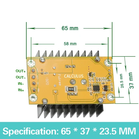DC 12V 24V to 36V 48V 60V 72V 90V DC Boost Регулируемое напряжение 12 Вольт на 24 36 48 Вольт Повышающий преобразователь мощности Зарядка аккумулятора
