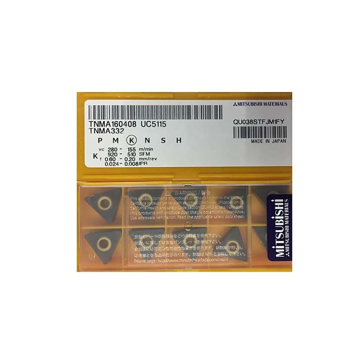 

Mitsubish i 100% Original TNMA TNMA160408 UC5115 TNMA160404 UC5115 Medium Roughing Carbide Turning Inserts
