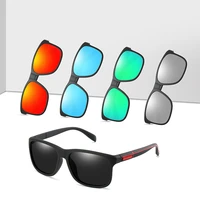 luxury square vintage polarized glasses for men women driving designer sunglasses fishing sun glasses anti glare eyewear uv400