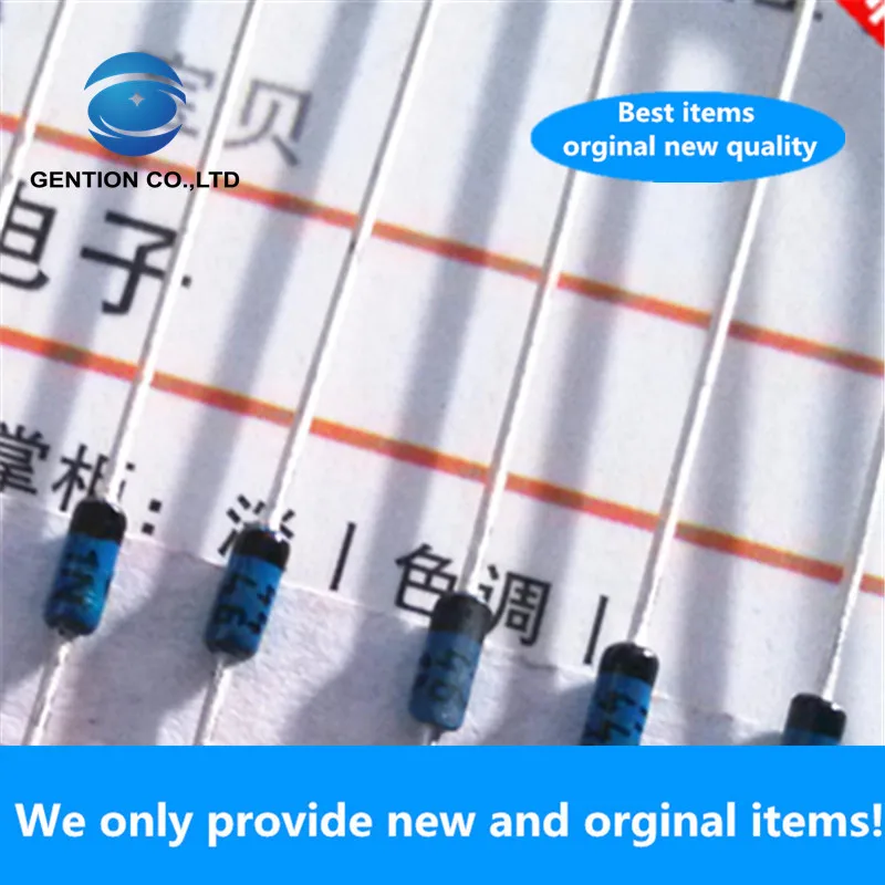 

10 шт. 100% Новый оригинальный 1N4622 Франция импортировал 1/2 Вт прямой штекер 3,9 В напряжение реальное-35 измерение 4,5 в