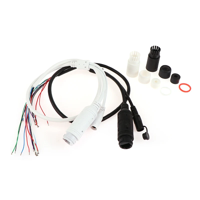

48V To 12V POE 9 Cores Cable With DC Audio IP Camera RJ45 Cable Built In PoE Module For CCTV IP Camera