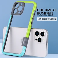 soft bumper for iphone se 2022 se3 tpu silicone anti knock case for iphone 13 12 11 pro max bumper for xs x xr 7 8 6s plus 5s