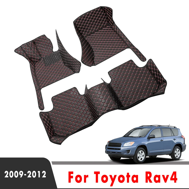 

Car Floor Mats For Toyota Rav4 2012 2011 2010 2009 Car Carpets Artificial Leather Rugs Custom Auto Interior Accessories Cover