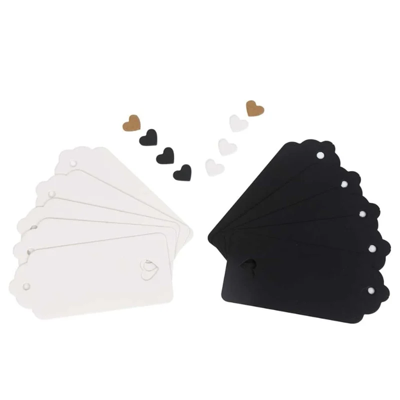 50/100 шт. полые ярлыки из крафт-бумаги