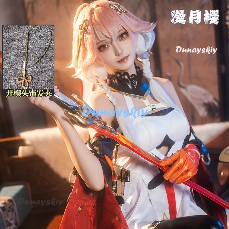 Changli Косплей Костюм Wuthering Waves Аниме Женская Мода Платье Униформа Хэллоуин