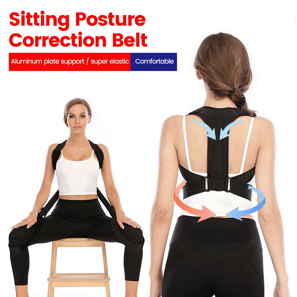 

Posture Corrector Back Posture Brace Clavicle Support Stop Slouching and Hunching Adjustable Back Trainer Unisex