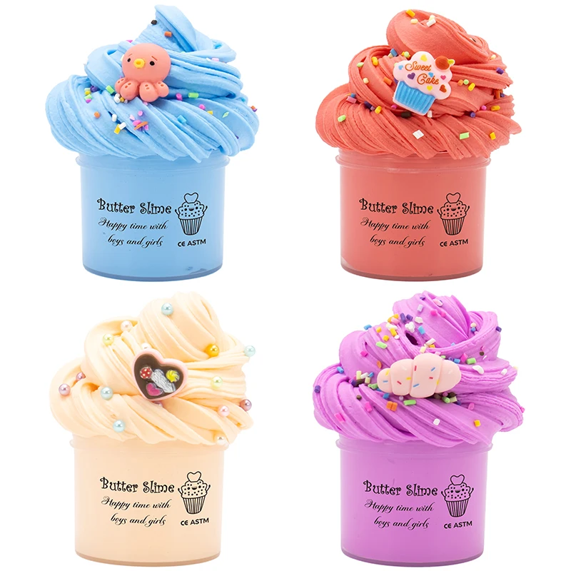 70 мл набор пушистых слизи для самостоятельного изготовления нелипкий