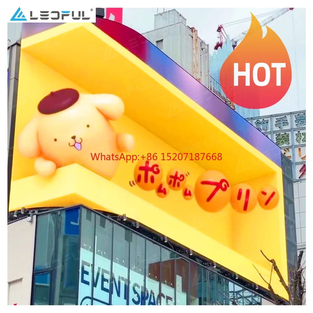 Shenzen полноцветный Внешний 3D фотографический большой экран IP67 960*960 мм P10 SMD внешний