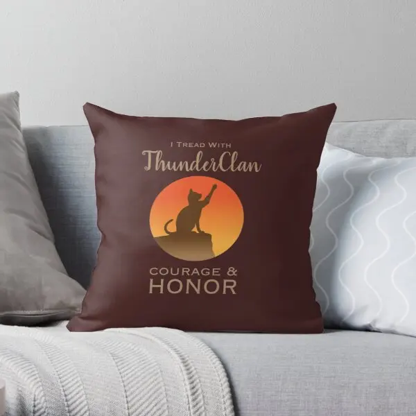 

Thunderclan Pride Printing Throw Pillow Cover Throw Anime Decorative Comfort Bed Office Sofa Hotel Cushion Pillows not include