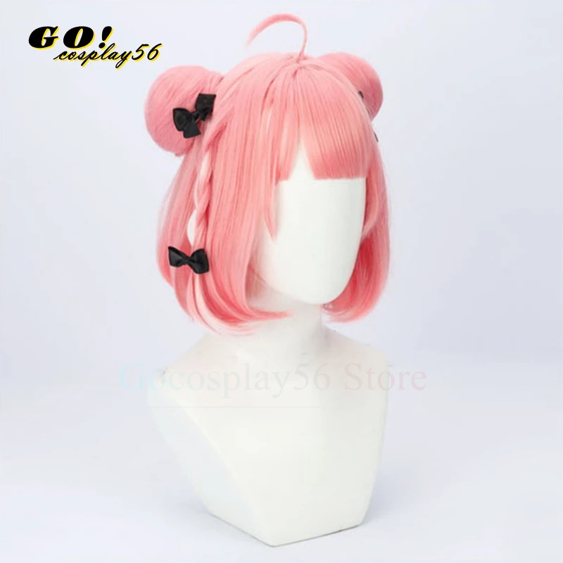 VTuber зомби сасасаки Саку косплей парик булочки геймеры девушки виртуальный Youtuber