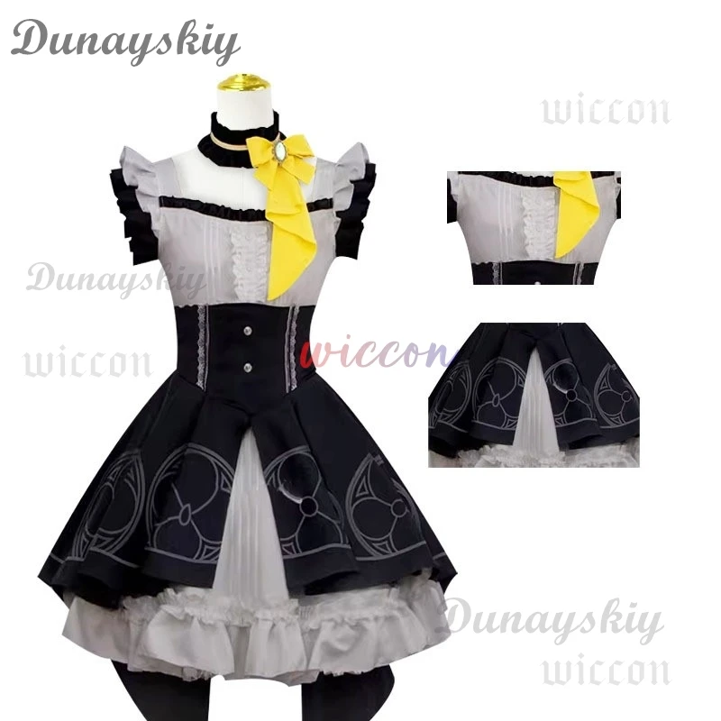 Аниме игра синий архив Iochi Mari косплей костюм женское платье для девочек парик