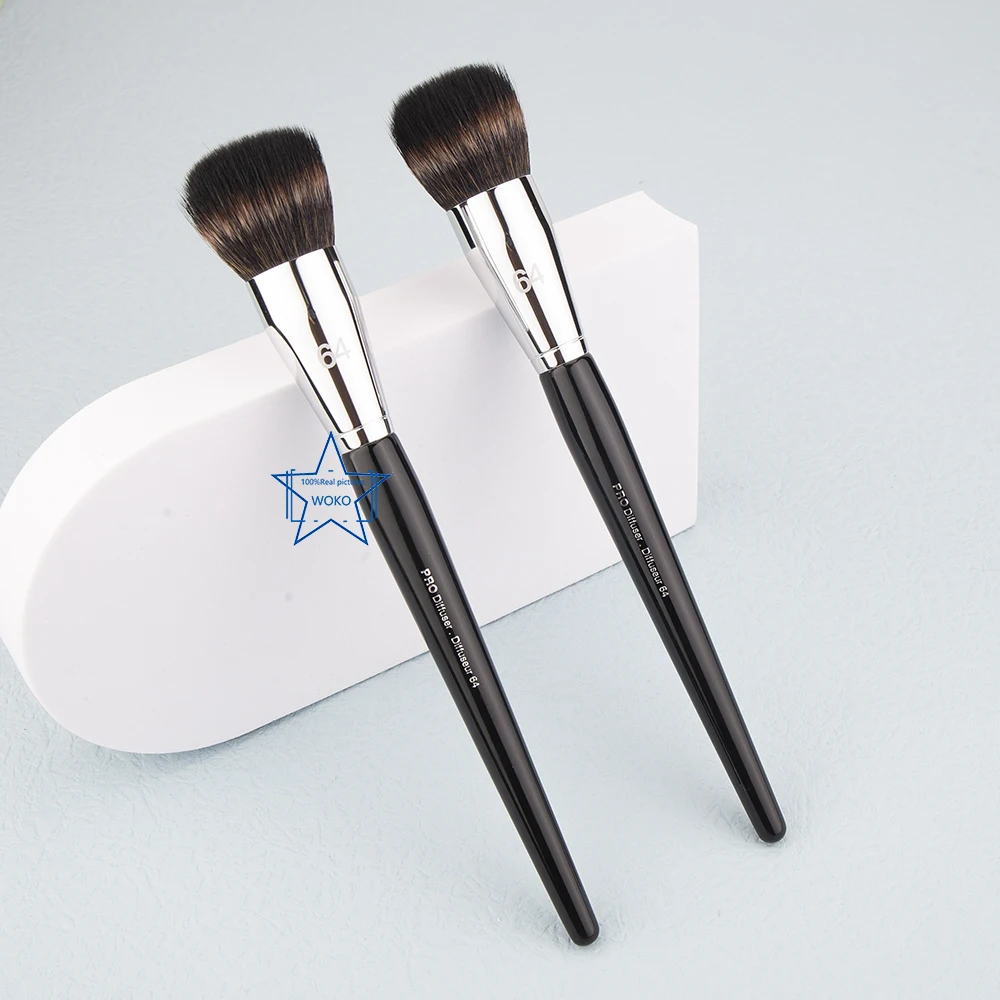 

S 64 Stippling Brush Face Stippling Foundation Brush Diffuser Profession Duo Fiber Brush Stippling Blush Makeup Tool