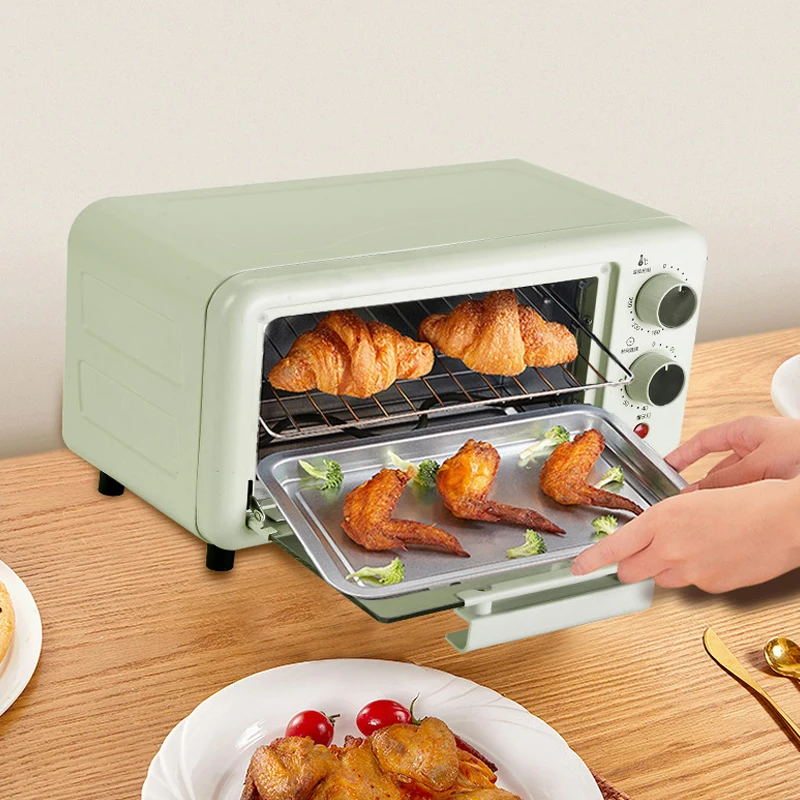 

220V Household Multifunctional Mini Electric oven, Timing Pizza Tabletop Oven Barbecue Bread Baking (capacity: 10 L - 750 W)