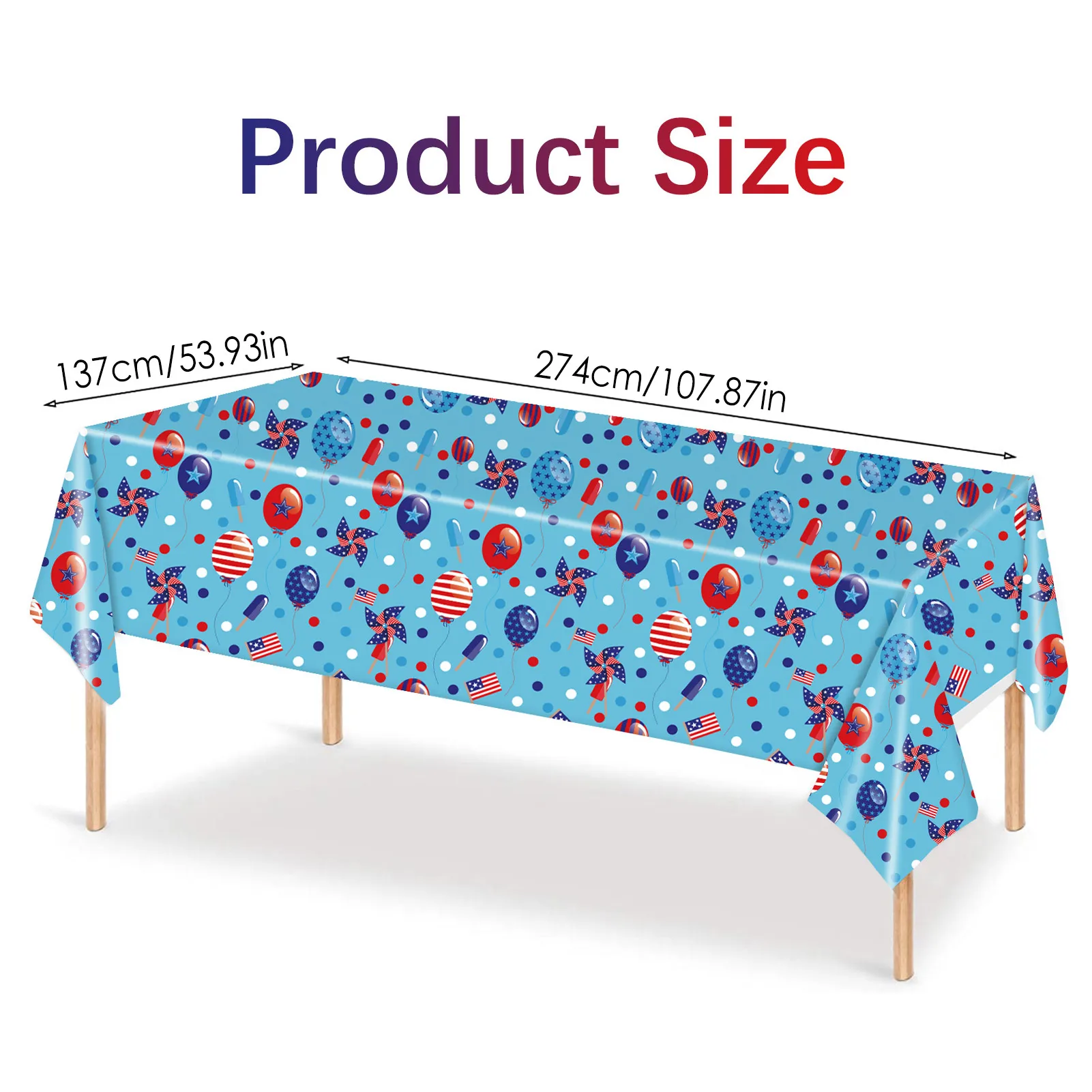 Скатерть на День Независимости x 9 футов украшения скатерть день памяти