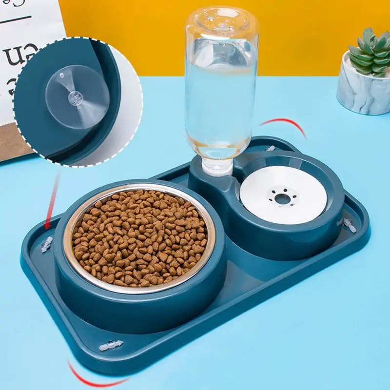 

Dog Bowl Cat Automatic Water Dispenser Pet Puppy Feeder Cat Bowl Food Container Double Bowl for Dogs Feeder Pet Dog Accessories