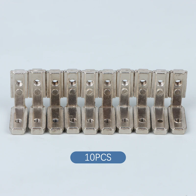 

10pcs L Profile Internal Corner Joint Bracket Accessories Connector for Profile with M4 Screw